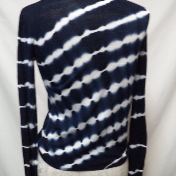 Desigual knit Sweater Top tie dye embossed jeweled Jumper Size Sz Small Sm S - Picture 9 of 12